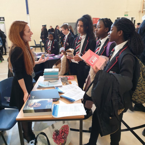 Interactions with HE institutions at our FOYF fair